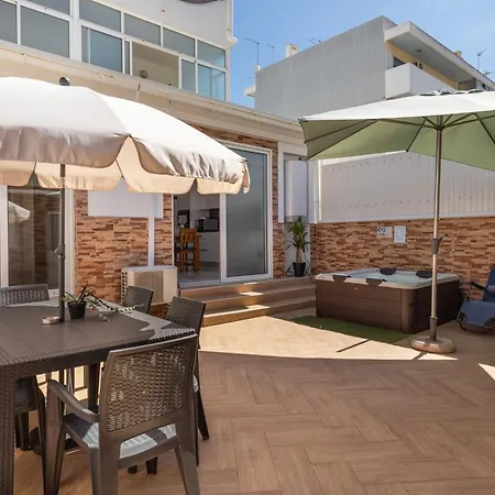 Zurrinha Holidays Whit Jacuzzi Quarteira Exterior foto